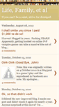 Mobile Screenshot of lifefamilyetal.blogspot.com