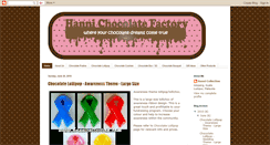 Desktop Screenshot of hannichocolatefactory.blogspot.com