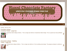 Tablet Screenshot of hannichocolatefactory.blogspot.com