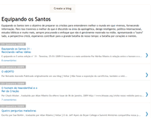 Tablet Screenshot of equipandosantos.blogspot.com