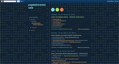 Desktop Screenshot of pagwebsvenezuela.blogspot.com