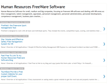 Tablet Screenshot of hr-freesoftware.blogspot.com