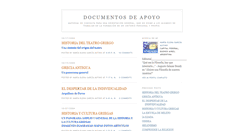 Desktop Screenshot of documentosdeapoyo.blogspot.com