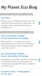 Mobile Screenshot of myplaneteco.blogspot.com