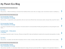 Tablet Screenshot of myplaneteco.blogspot.com