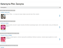 Tablet Screenshot of katarzynapieczaczyna.blogspot.com