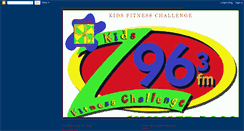 Desktop Screenshot of kidfitchallenge.blogspot.com