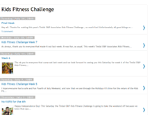 Tablet Screenshot of kidfitchallenge.blogspot.com