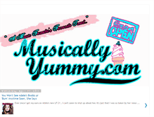 Tablet Screenshot of musicallyyummy.blogspot.com