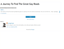 Tablet Screenshot of greatgayreads.blogspot.com