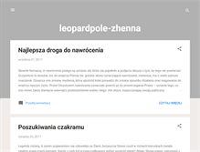 Tablet Screenshot of leopardpole-zhenna.blogspot.com