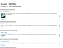 Tablet Screenshot of malamkemarau.blogspot.com