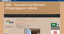 Desktop Screenshot of amesparreguera.blogspot.com