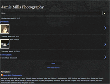 Tablet Screenshot of jamiemillsphotography.blogspot.com