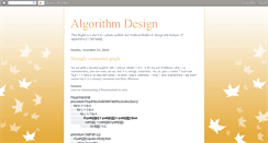 Desktop Screenshot of algorithmdesign.blogspot.com