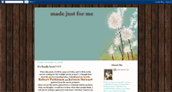 Desktop Screenshot of madejustforme.blogspot.com