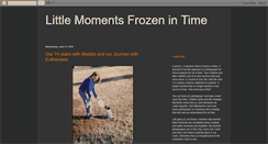 Desktop Screenshot of littlemomentsfrozenintime.blogspot.com