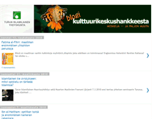 Tablet Screenshot of kulttuurikeskus.blogspot.com