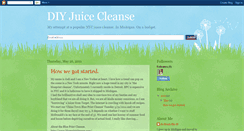 Desktop Screenshot of diyjuicecleanse.blogspot.com