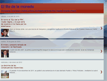 Tablet Screenshot of elfilodelamoneda.blogspot.com