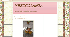 Desktop Screenshot of mezzcolanza.blogspot.com