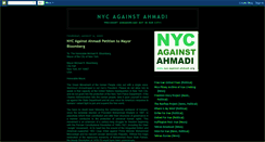 Desktop Screenshot of nyc-against-ahmadi.blogspot.com