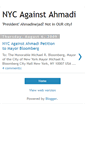 Mobile Screenshot of nyc-against-ahmadi.blogspot.com