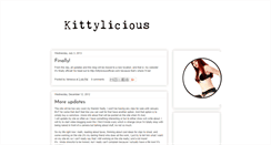 Desktop Screenshot of kittyliciousffs.blogspot.com