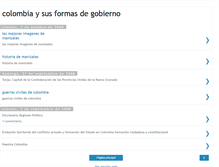 Tablet Screenshot of formasdegobiernocolombiano.blogspot.com