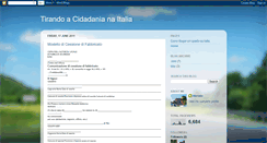 Desktop Screenshot of cidadanianaitalia.blogspot.com