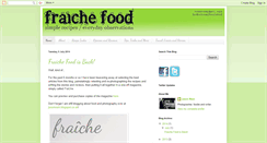 Desktop Screenshot of fraichefood.blogspot.com