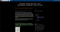 Desktop Screenshot of goldenstatecollection.blogspot.com