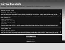 Tablet Screenshot of grayowl1958.blogspot.com