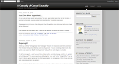 Desktop Screenshot of acasualtyofcasualcausality.blogspot.com
