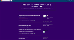 Desktop Screenshot of delducasportslaw.blogspot.com
