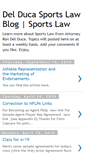 Mobile Screenshot of delducasportslaw.blogspot.com