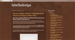 Desktop Screenshot of labelladesign.blogspot.com