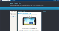 Desktop Screenshot of besttabletpc.blogspot.com