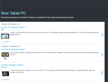 Tablet Screenshot of besttabletpc.blogspot.com