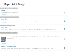 Tablet Screenshot of lizdegen.blogspot.com