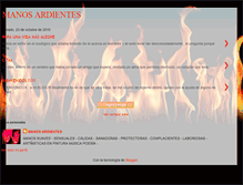 Tablet Screenshot of manosardientes.blogspot.com