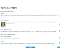 Tablet Screenshot of hayvanpark.blogspot.com