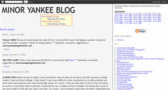 Desktop Screenshot of minoryankeeblog.blogspot.com