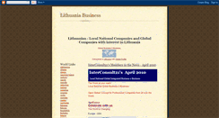 Desktop Screenshot of lithuania-business.blogspot.com