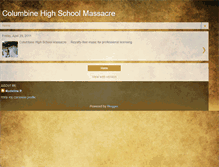Tablet Screenshot of columbineproject.blogspot.com
