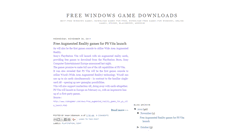 Desktop Screenshot of bestfreewindowsgames.blogspot.com