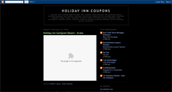 Desktop Screenshot of holiday-inn-coupons.blogspot.com