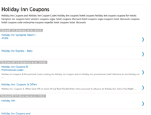 Tablet Screenshot of holiday-inn-coupons.blogspot.com