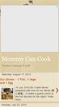 Mobile Screenshot of mommycancook.blogspot.com