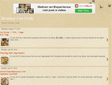 Tablet Screenshot of mommycancook.blogspot.com